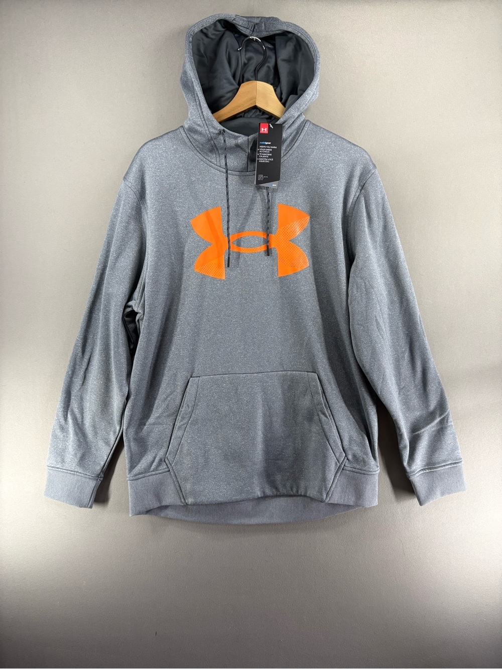 Under Armour Mens Coldgear Fleece Loose Fit Sports Hoodie Size Large New